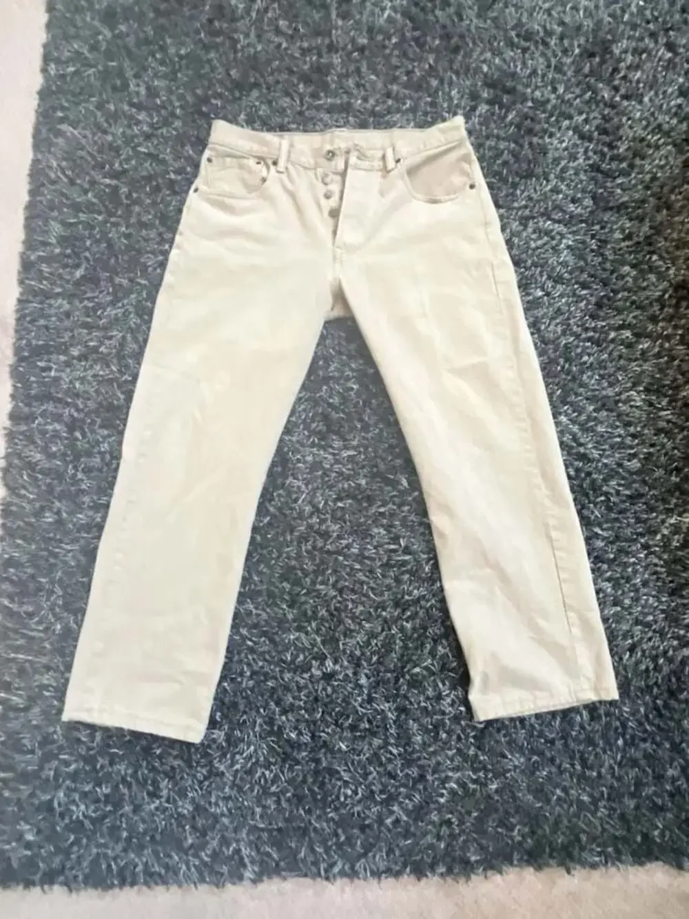 Levi's 501 Straight Fit Tan Khaki Jeans